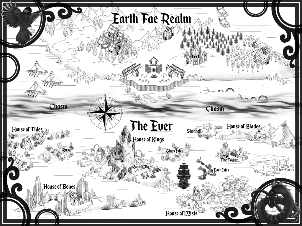 The Ever King The Ever Queen The Ever Seas map