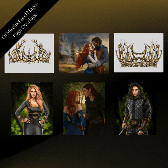 'Of Mischief and Mages' Page Overlay Bundle