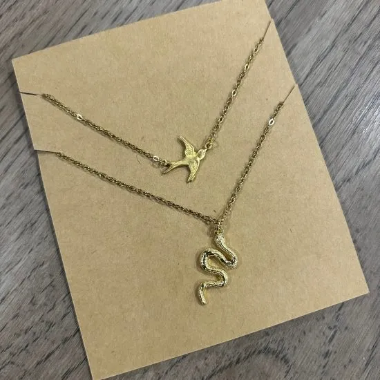 Serpent & Songbird Necklace