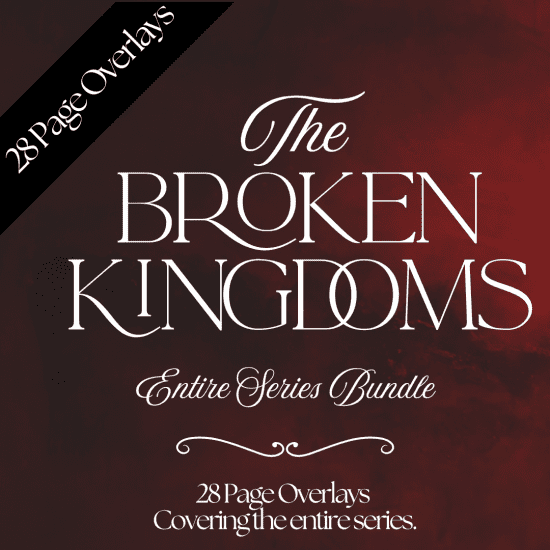 The Broken Kingdom Page Overlay Bundle. Complete Series.